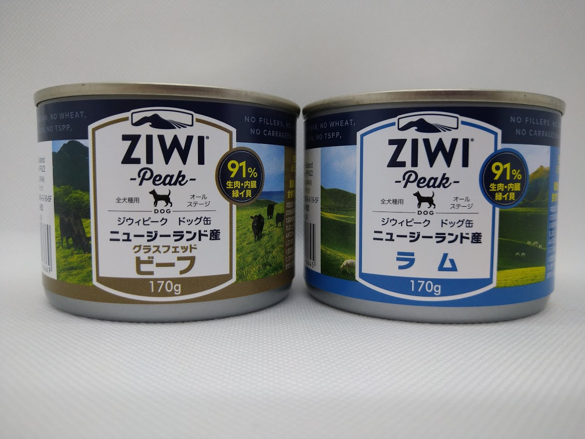 ZIWI　ピーク ウェットフード の入荷について